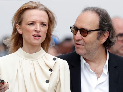 Delphine Arnault and her partner Xavier Niel.